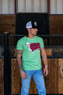 Lazy J Ranch Jughead Short Sleeve T-Shirt - Apple Green-