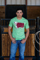 Lazy J Ranch Jughead Short Sleeve T-Shirt - Apple Green-