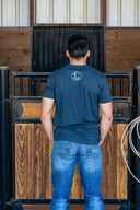 Lazy J Ranch Red Ranch Elevation Short Sleeve T-Shirt - Navy-