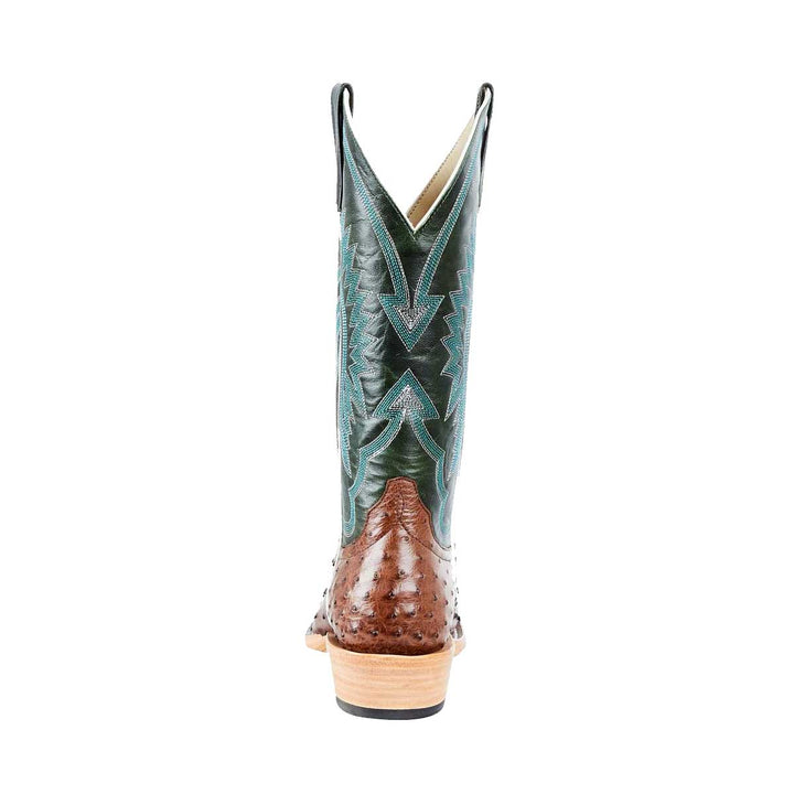 Macie Bean Women's Top Hand Kango Tobacco Full Quill Ostrich Boots