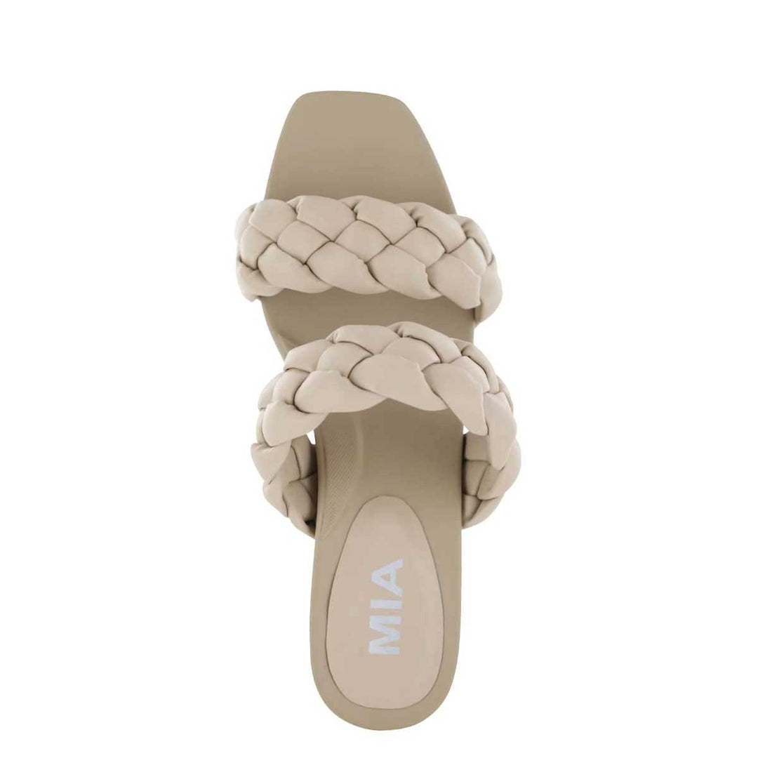MIA Shoes Women's Maine Braided Sandals - Beige