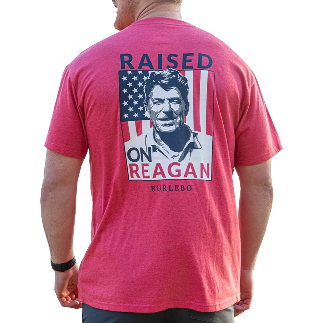 Burlebo Men's Raised on Reagan Crimson T-Shirt