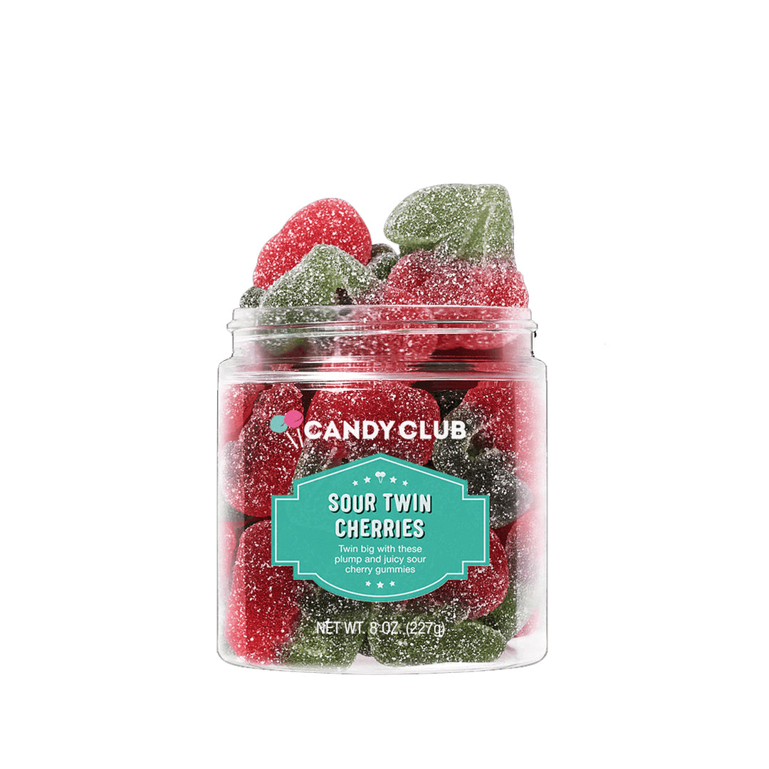 Candy Club Sour Twin Cherries Gummy Candy