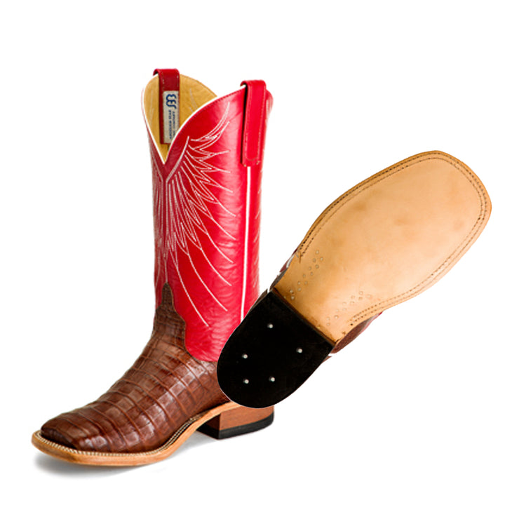 Anderson Bean Men's Exotic Caiman Cowboy Boots