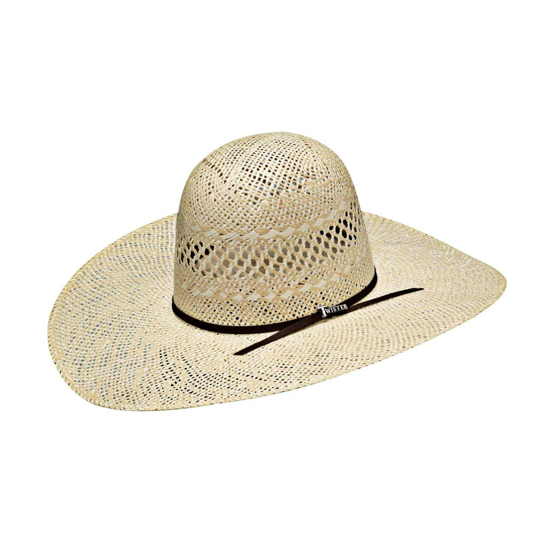 Twister Men's Open Crown Natural Straw Hat