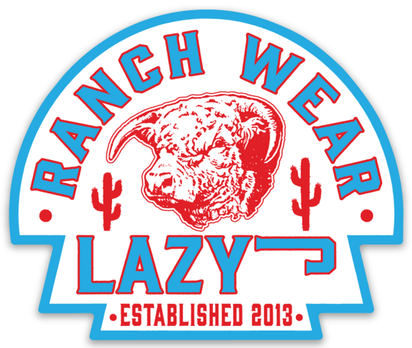 Lazy J Ranch Wear Cactus Arrowhead Sticker-Stickers & Decals-AHSTICK