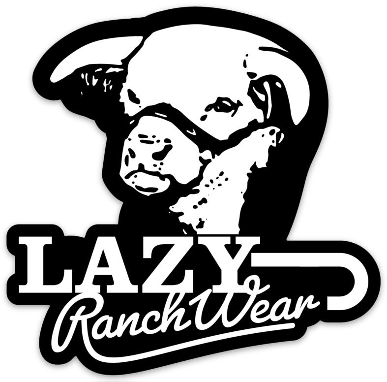 Lazy J Ranch Wear Hereford Black Show Time Sticker-Stickers & Decals-BLK-SHOWTIME-STK