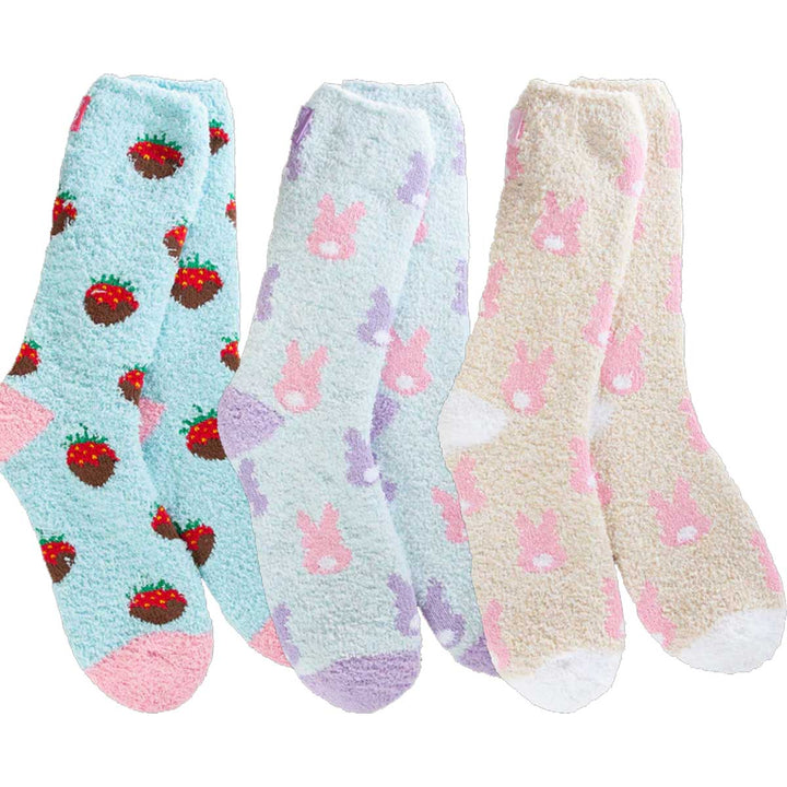Crescent Sock Co Women's Softest Holiday Spring Cozy Crew Socks
