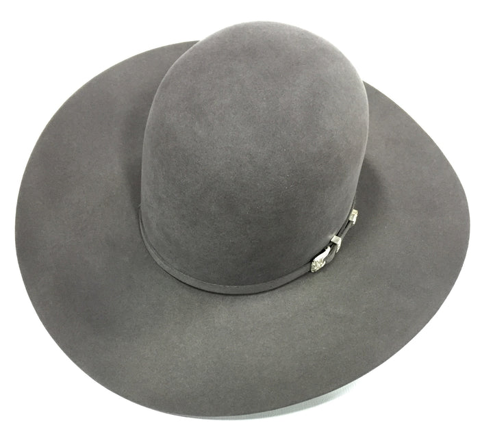 Steel Grey 10X 4 1/2 Brim Felt Hat by American Hat Co. - Lazy J Ranch Wear