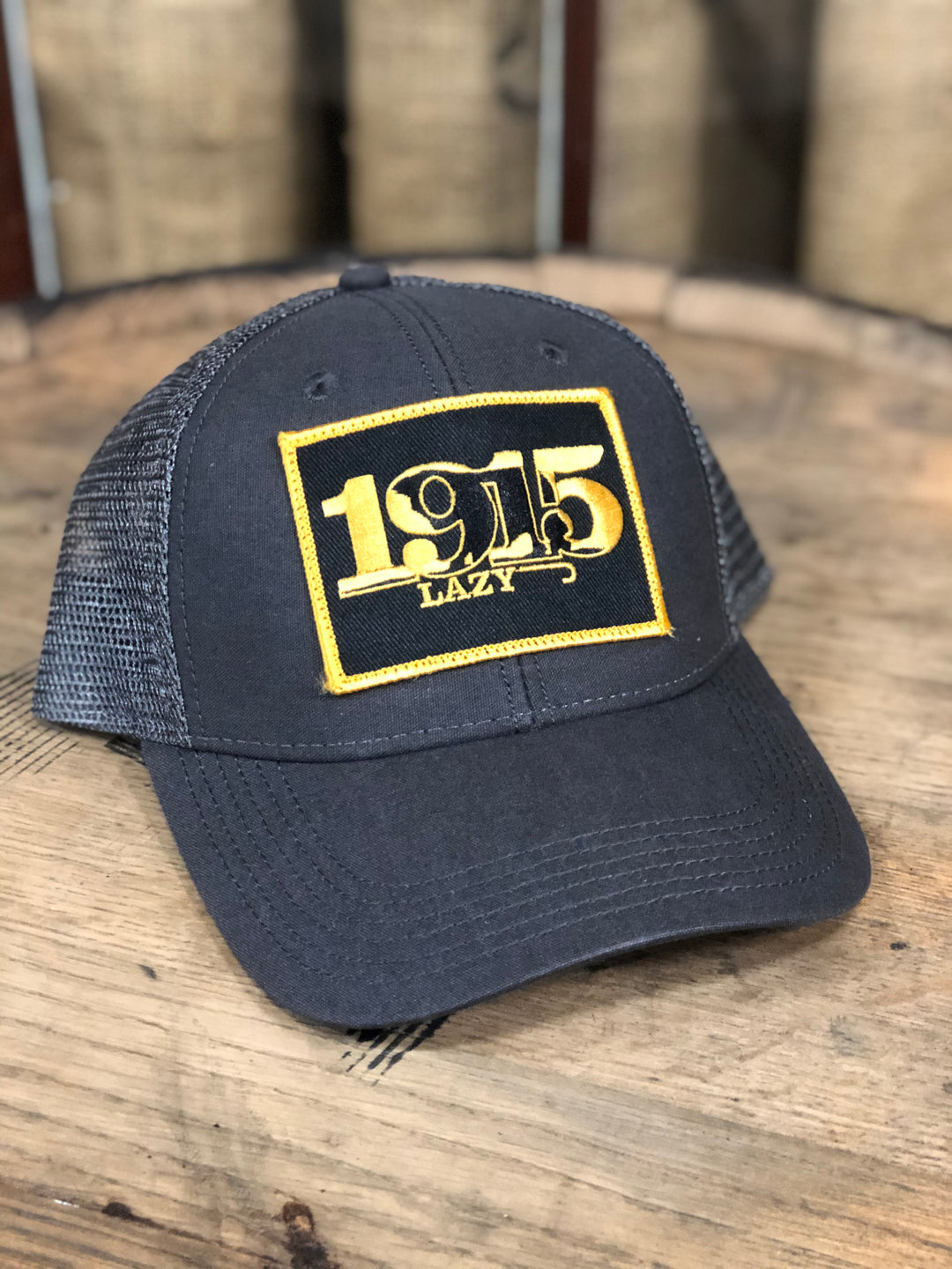 Lazy J Ranch Wear Charcoal & Charcoal Unstructured Retro 1915 Cap