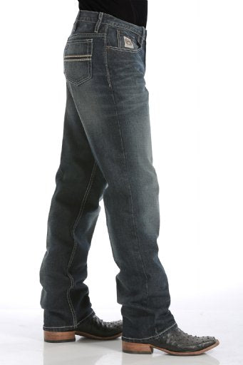 Cinch Men's Relaxed Fit White Label Jeans - Dark Stonewash - Lazy J Ranch Wear