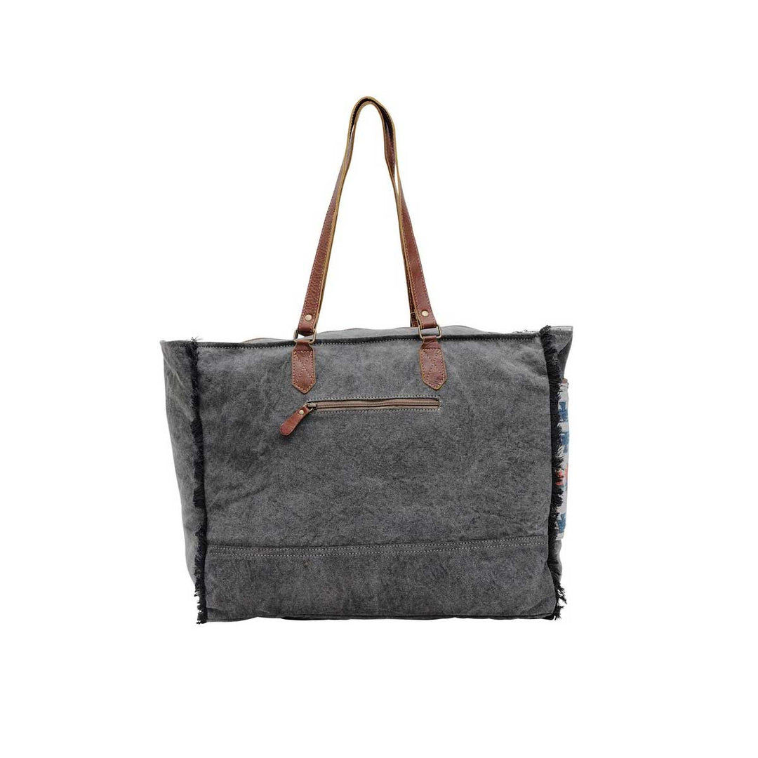Myra Bag Women's Jolie Canvas & Leather Weekender Bag