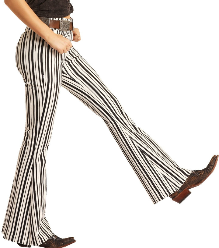 Panhandle Women's High Rise Stripe Jeans